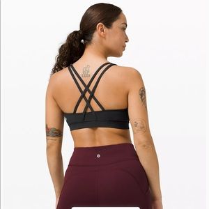 Black LuLuLemon Energy Bra